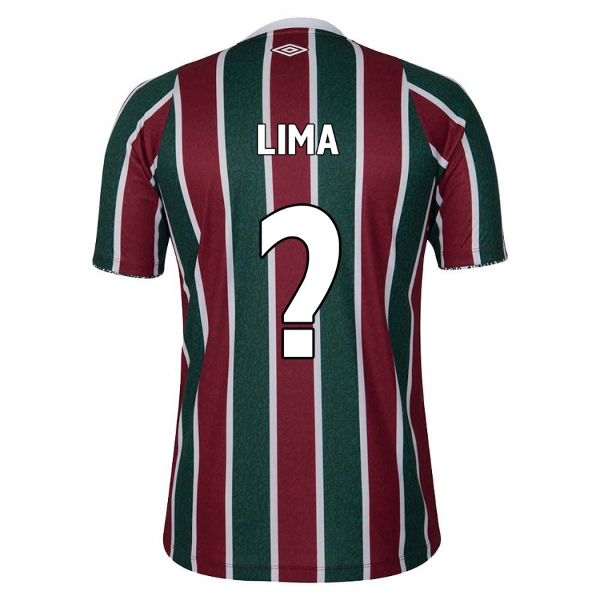 Kinder Daniel Lima #0 Grün Kastanienbraun Weiß Heimtrikot Trikot 2024/25 T-Shirt