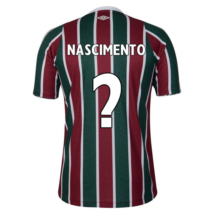 Kinder Hiago Nascimento #0 Grün Kastanienbraun Weiß Heimtrikot Trikot 2024/25 T-Shirt