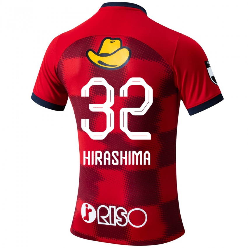 Kinder Daigo Hirashima #32 Rot Blau Weiß Heimtrikot Trikot 2024/25 T-Shirt