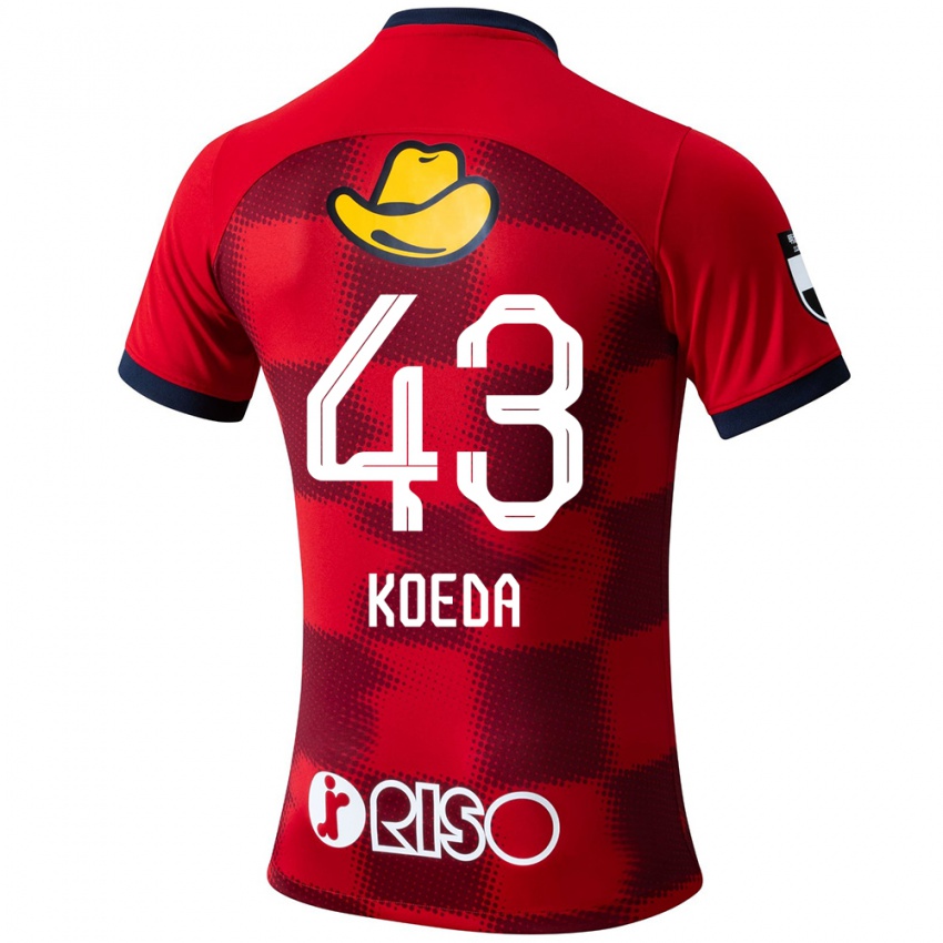 Kinder Gemma Koeda #43 Rot Blau Weiß Heimtrikot Trikot 2024/25 T-Shirt