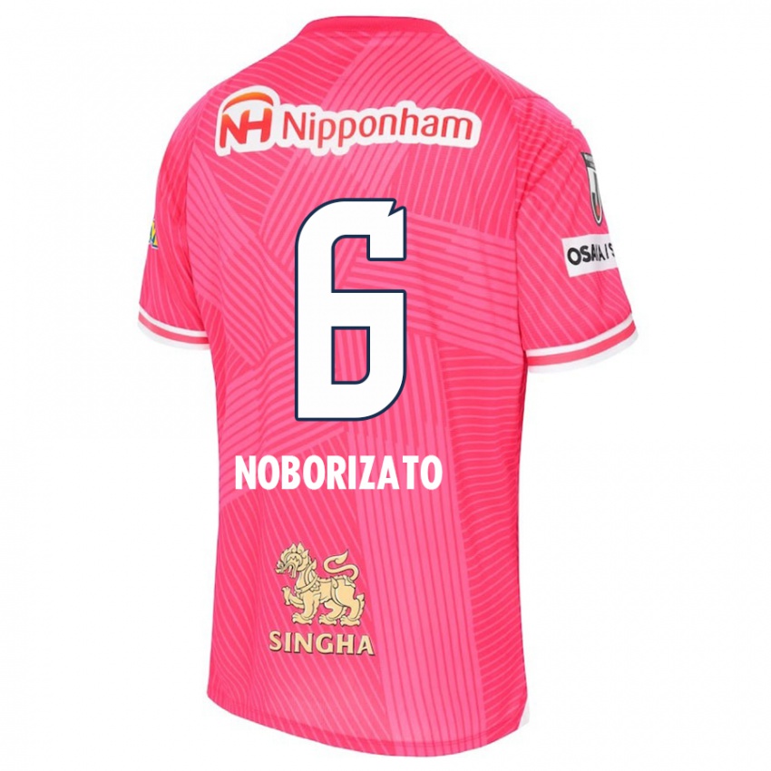 Kinder Kyohei Noborizato #6 Rosa Weiß Heimtrikot Trikot 2024/25 T-Shirt