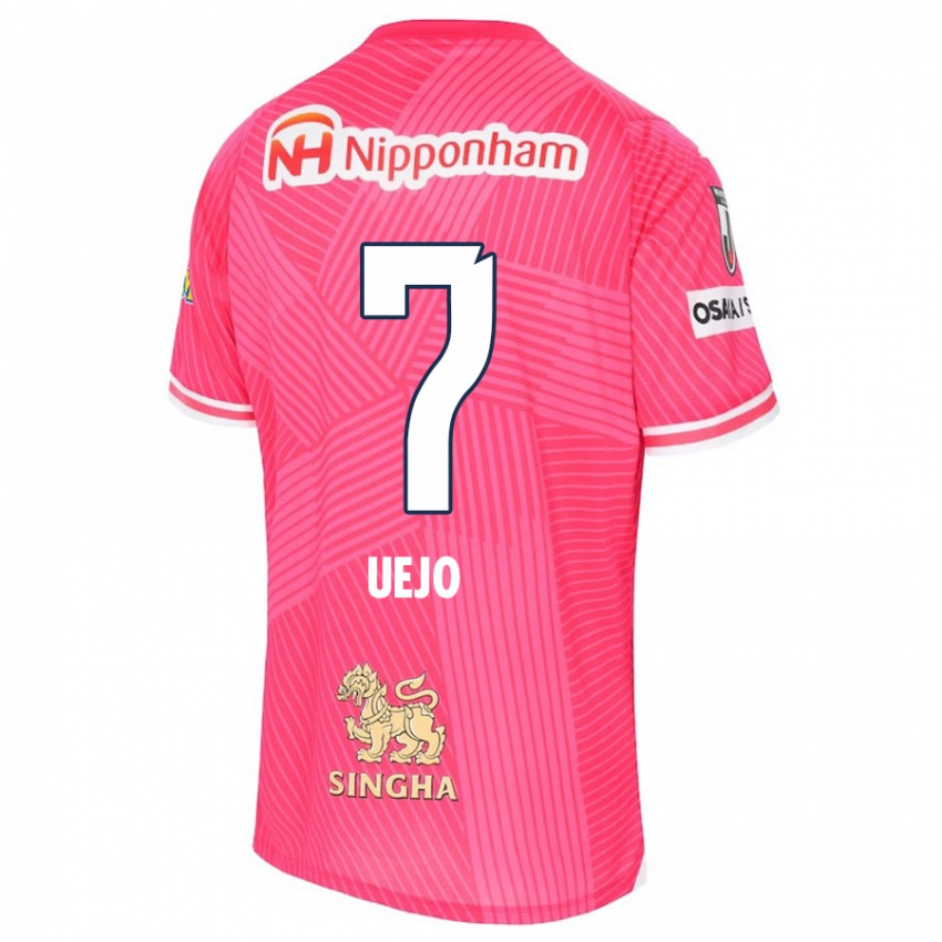 Kinder Satoki Uejo #7 Rosa Weiß Heimtrikot Trikot 2024/25 T-Shirt