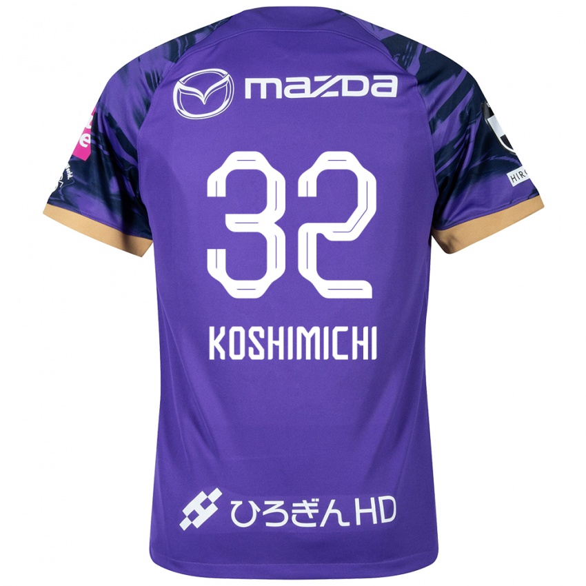 Kinder Sota Koshimichi #32 Lila Weiß Heimtrikot Trikot 2024/25 T-Shirt