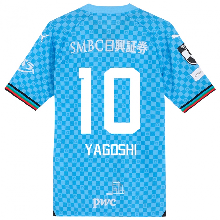 Kinder Mikito Yagoshi #10 Azurblau Heimtrikot Trikot 2024/25 T-Shirt