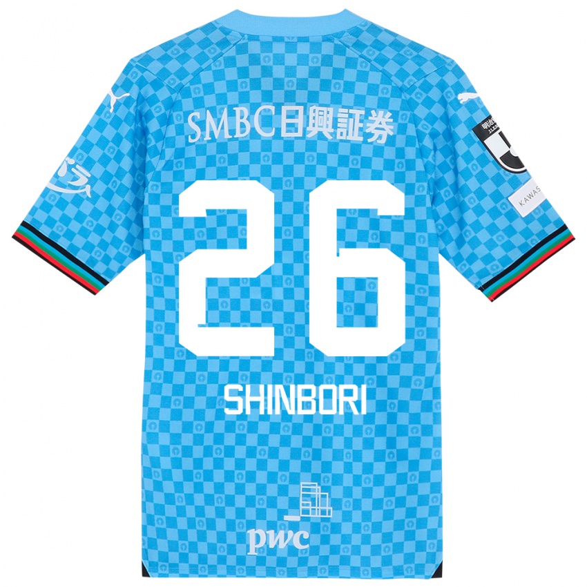 Kinder Kakeru Shinbori #26 Azurblau Heimtrikot Trikot 2024/25 T-Shirt