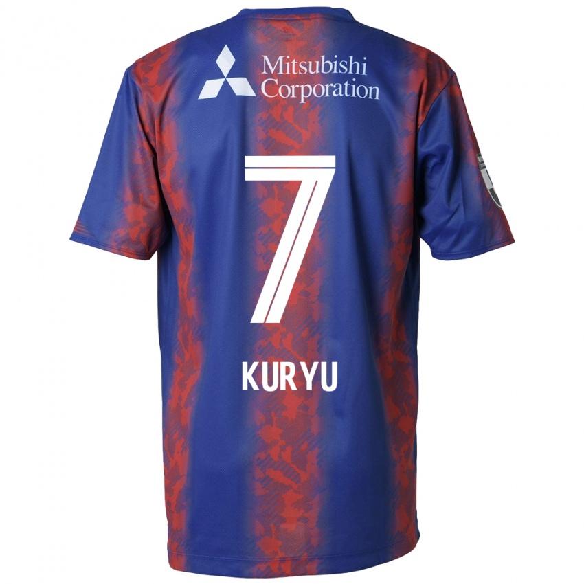 Kinder Kuryu Matsuki #7 Blau Rot Heimtrikot Trikot 2024/25 T-Shirt