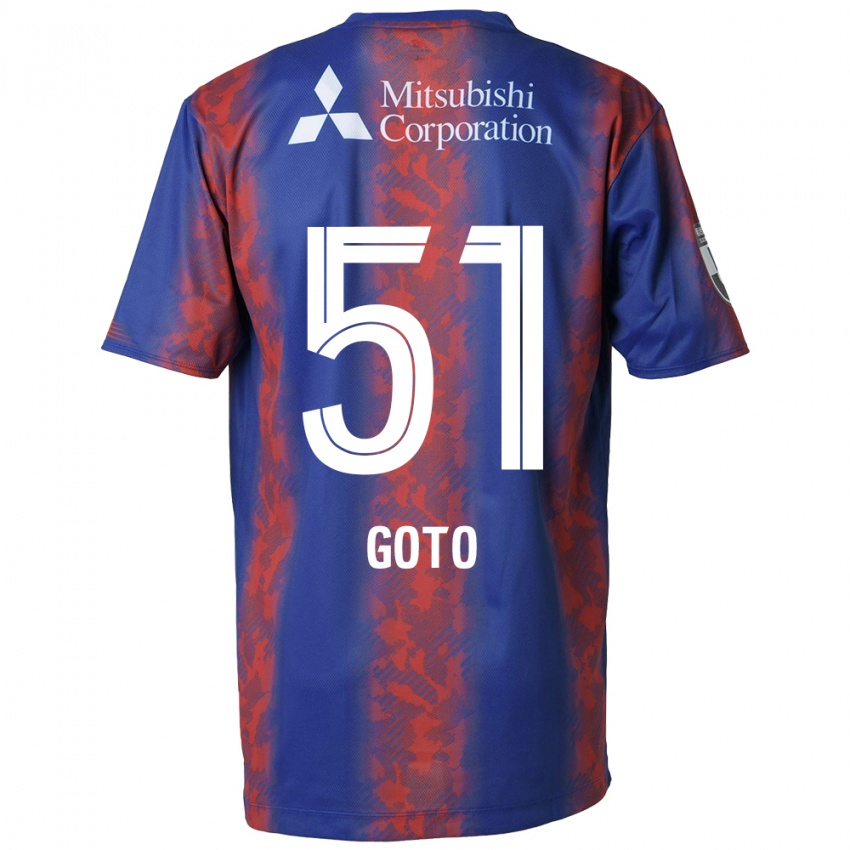 Kinder Wataru Goto #51 Blau Rot Heimtrikot Trikot 2024/25 T-Shirt