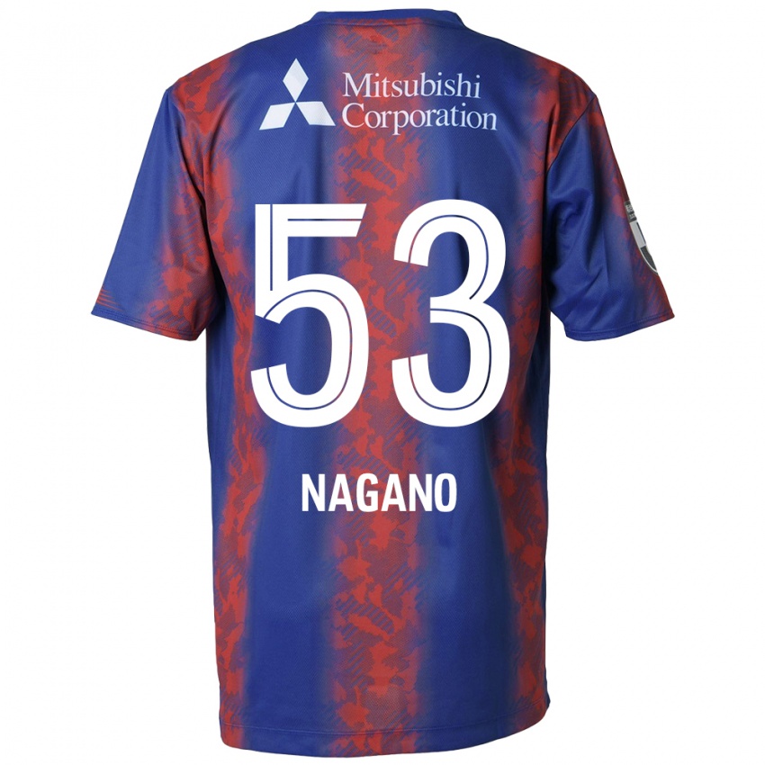 Kinder Shuto Nagano #53 Blau Rot Heimtrikot Trikot 2024/25 T-Shirt