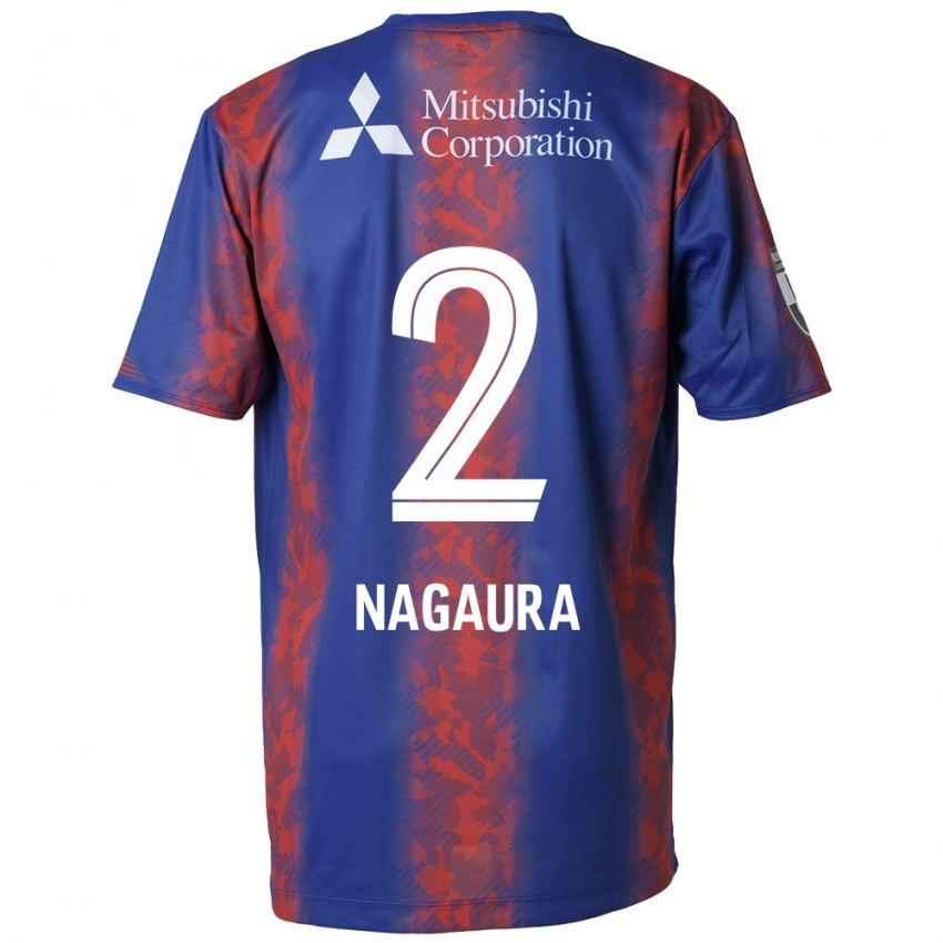 Kinder Koshi Nagaura #2 Blau Rot Heimtrikot Trikot 2024/25 T-Shirt