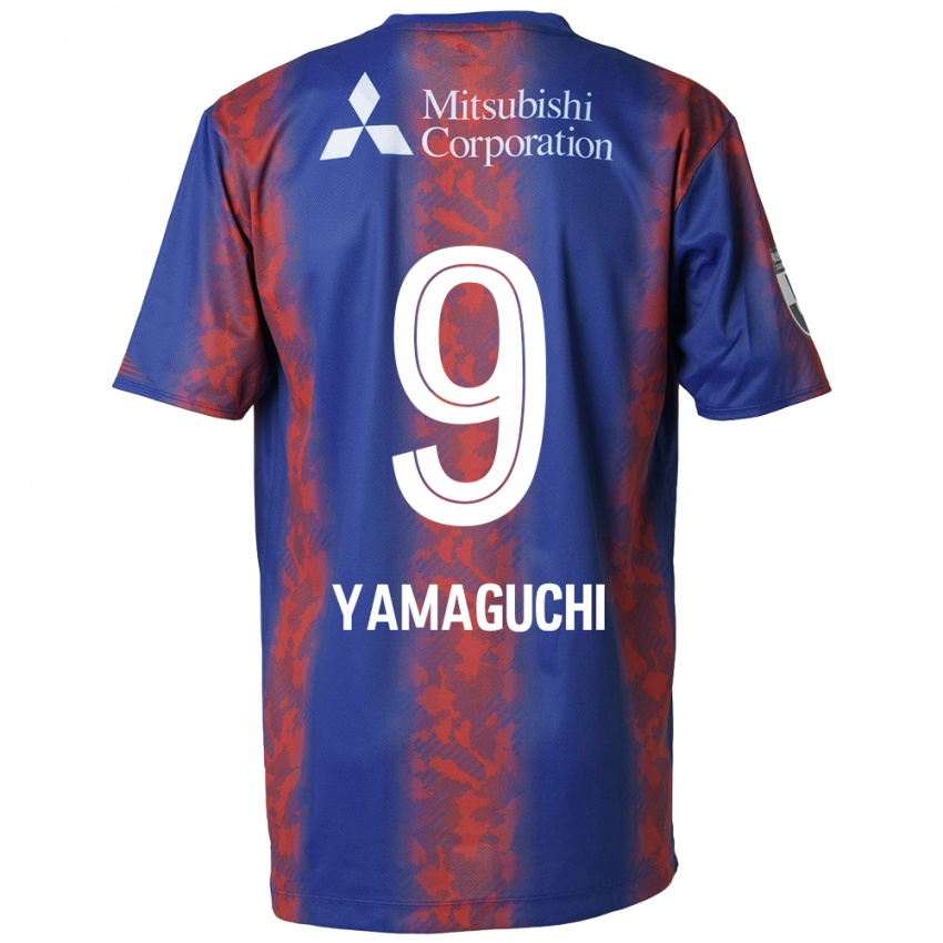 Kinder Taiyo Yamaguchi #9 Blau Rot Heimtrikot Trikot 2024/25 T-Shirt