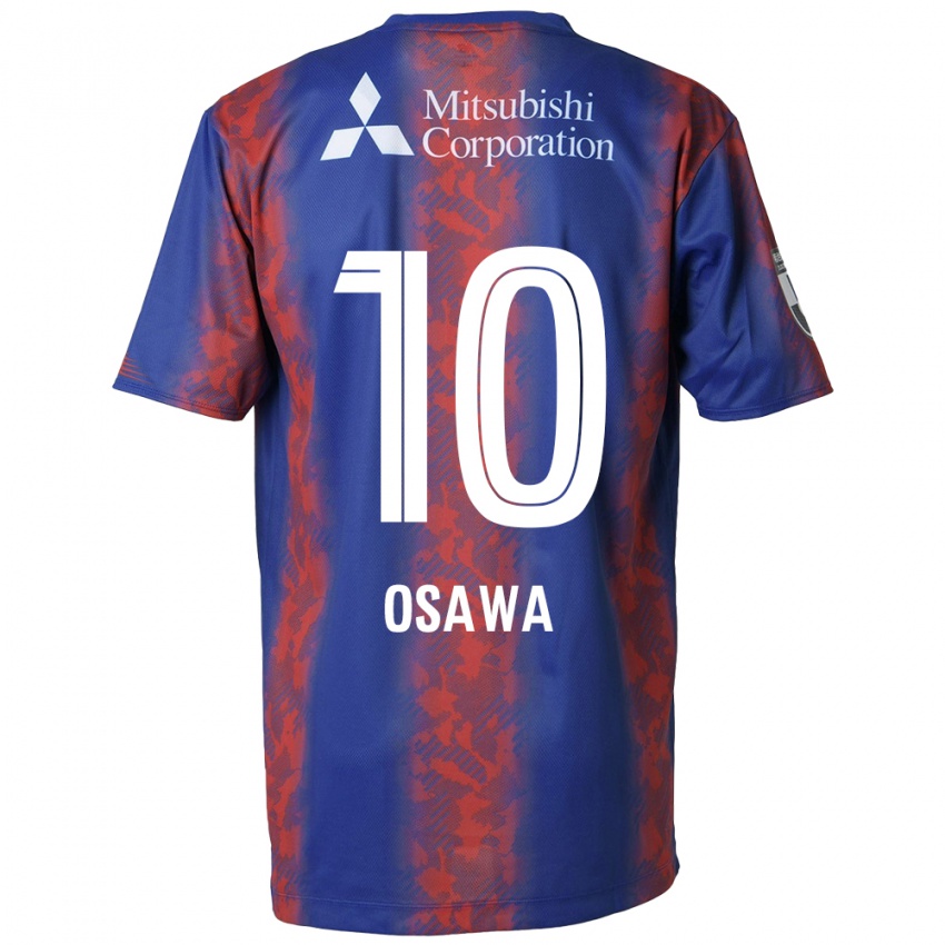 Kinder Shuzo Osawa #10 Blau Rot Heimtrikot Trikot 2024/25 T-Shirt