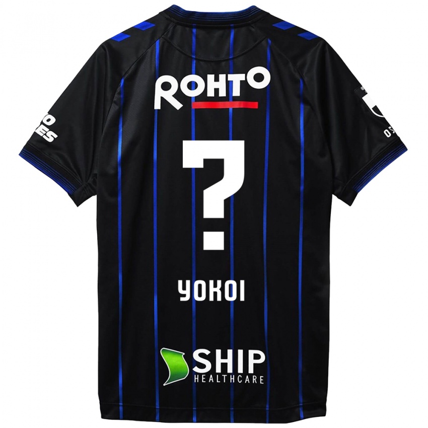 Kinder Yuya Yokoi #0 Schwarz Blau Heimtrikot Trikot 2024/25 T-Shirt