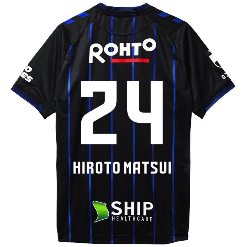 Kinder Elijah Hiroto Matsui #24 Schwarz Blau Heimtrikot Trikot 2024/25 T-Shirt