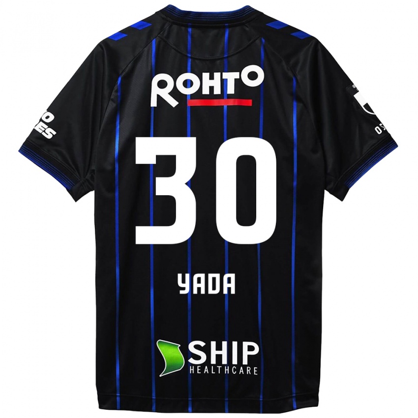 Kinder Yukito Yada #30 Schwarz Blau Heimtrikot Trikot 2024/25 T-Shirt