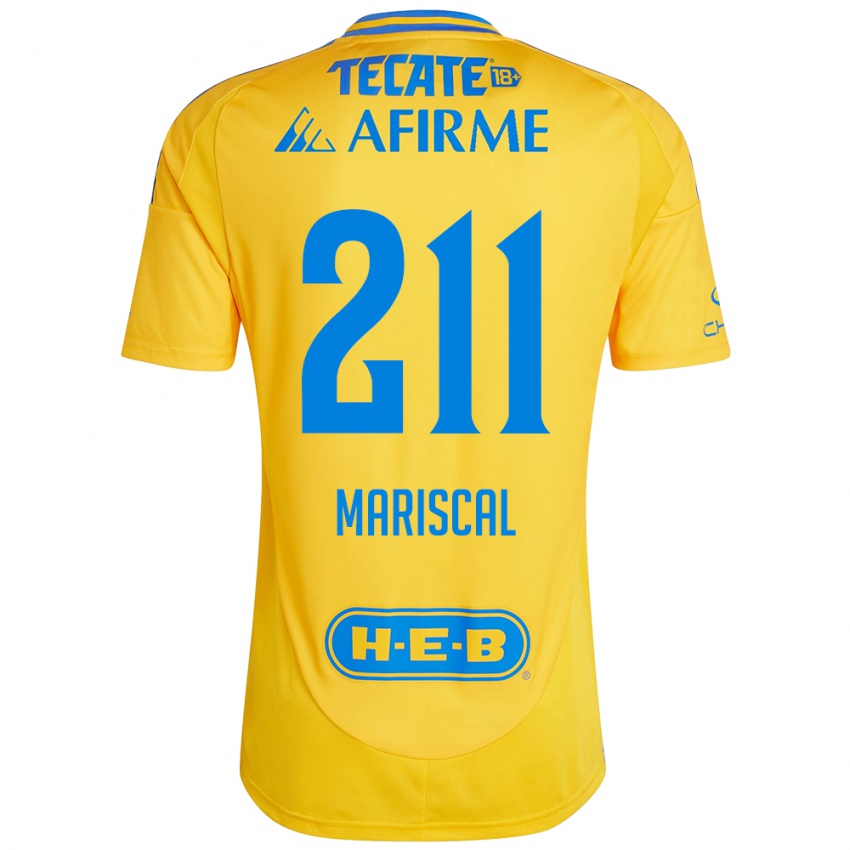 Kinder Kevin Mariscal #211 Goldgelb Heimtrikot Trikot 2024/25 T-Shirt