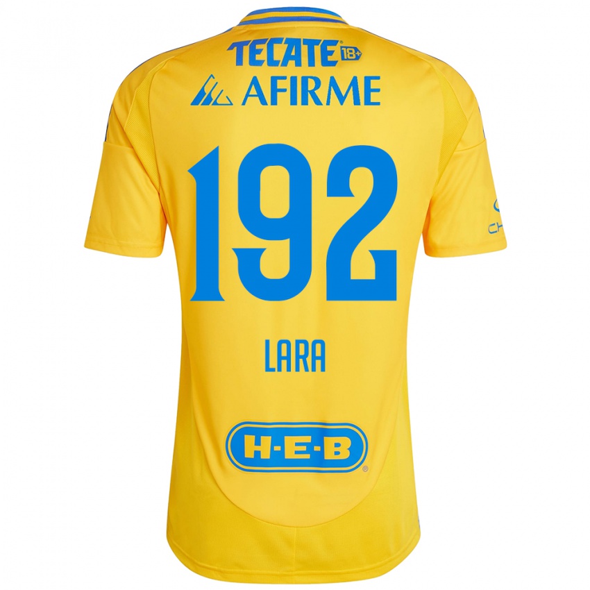 Kinder Miguel Lara #192 Goldgelb Heimtrikot Trikot 2024/25 T-Shirt