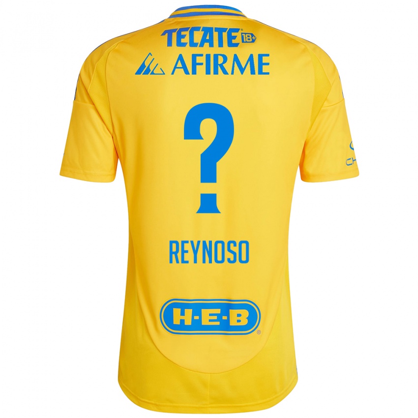 Kinder Omar Reynoso #0 Goldgelb Heimtrikot Trikot 2024/25 T-Shirt