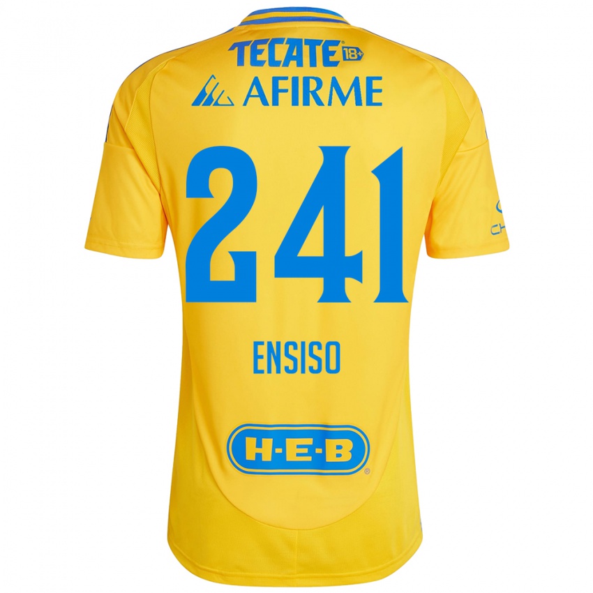 Kinder Eduardo Ensiso #241 Goldgelb Heimtrikot Trikot 2024/25 T-Shirt