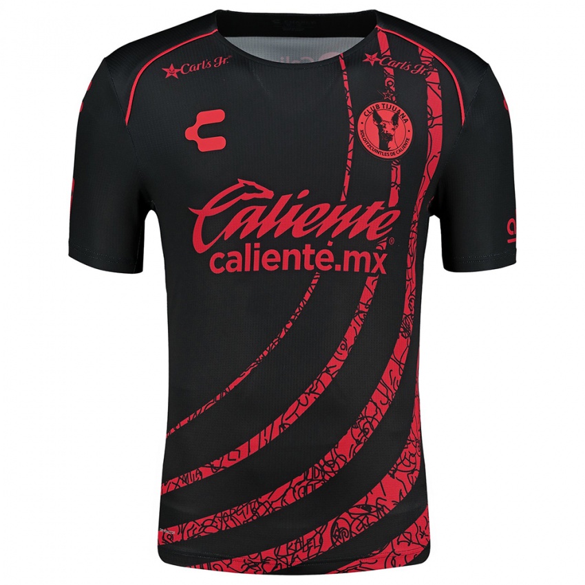 Kinder Dayán Gutiérrez #0 Schwarz Rot Heimtrikot Trikot 2024/25 T-Shirt