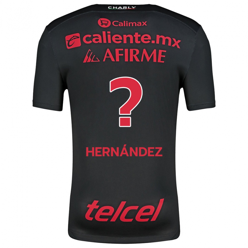 Kinder Betsiel Hernández #0 Schwarz Rot Heimtrikot Trikot 2024/25 T-Shirt