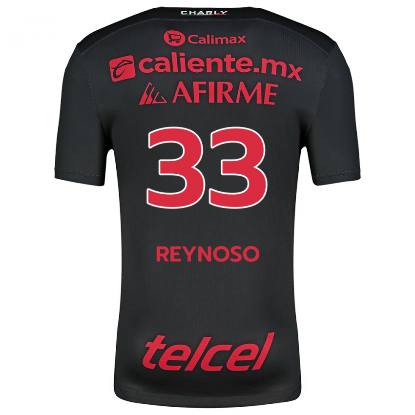 Kinder Emanuel Reynoso #33 Schwarz Rot Heimtrikot Trikot 2024/25 T-Shirt