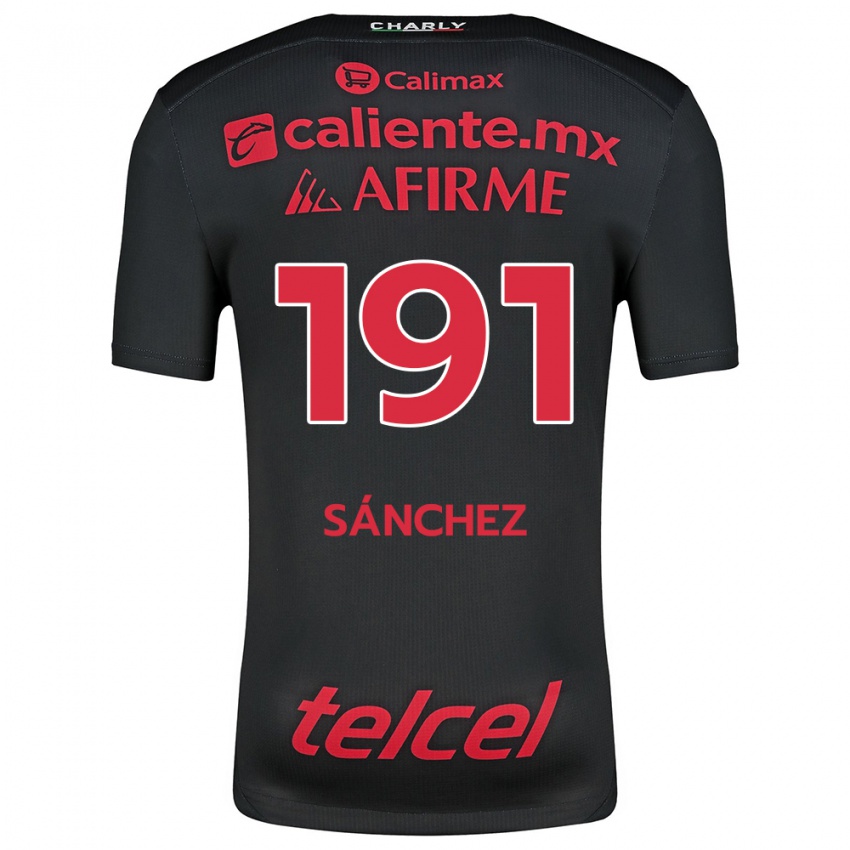 Kinder Diego Sánchez #191 Schwarz Rot Heimtrikot Trikot 2024/25 T-Shirt