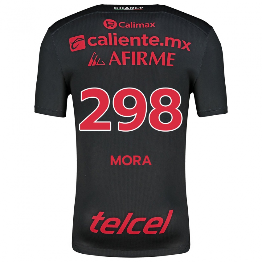 Kinder Gilberto Mora #298 Schwarz Rot Heimtrikot Trikot 2024/25 T-Shirt