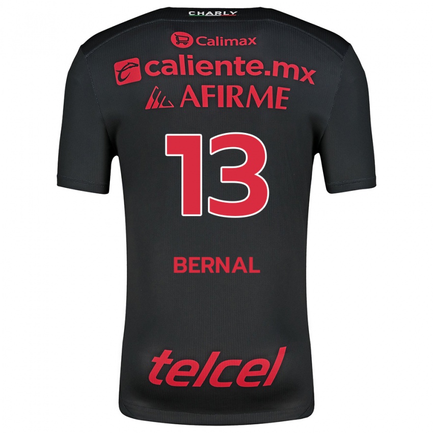 Kinder Mayra Pelayo-Bernal #13 Schwarz Rot Heimtrikot Trikot 2024/25 T-Shirt