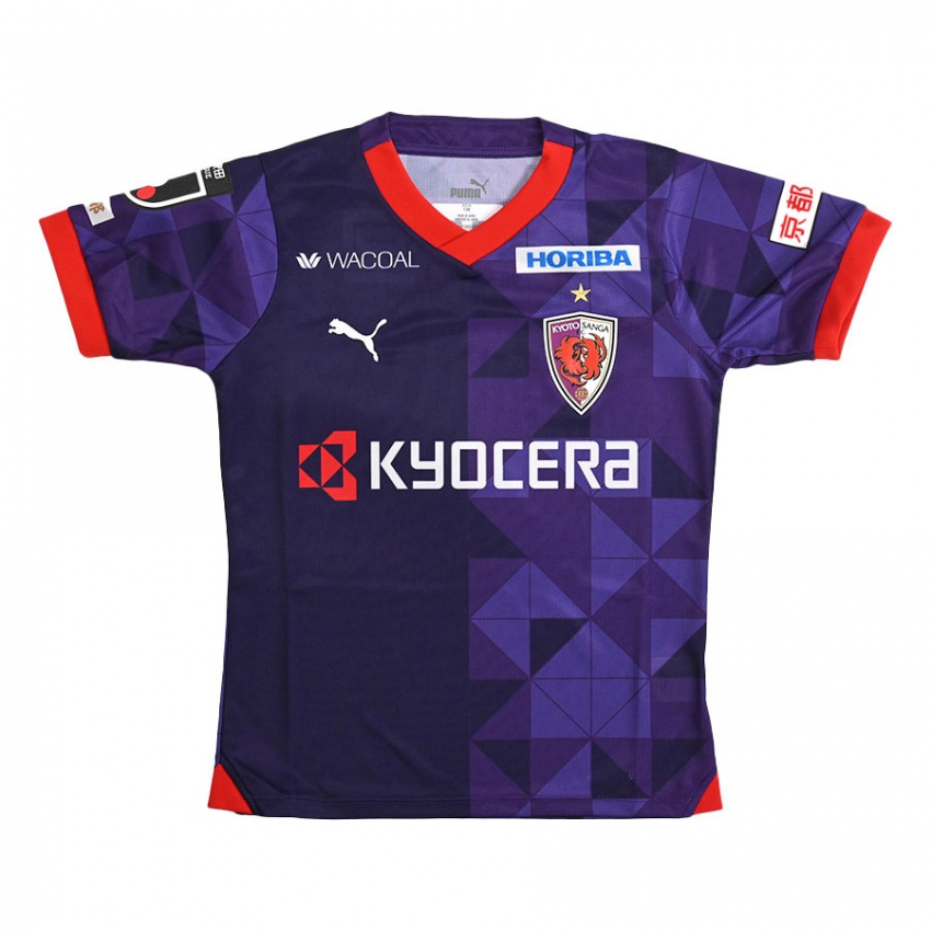 Kinder Yuta Toyokawa #23 Lila Weiß Heimtrikot Trikot 2024/25 T-Shirt