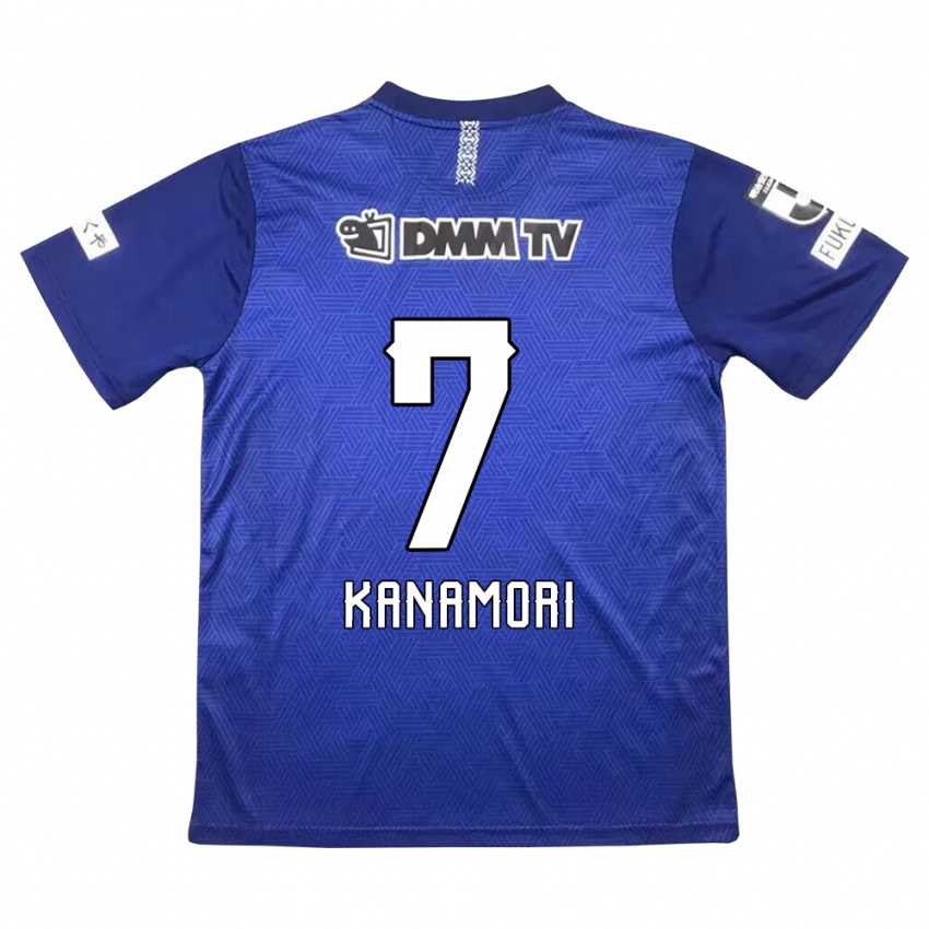 Kinder Takeshi Kanamori #7 Dunkelblau Heimtrikot Trikot 2024/25 T-Shirt