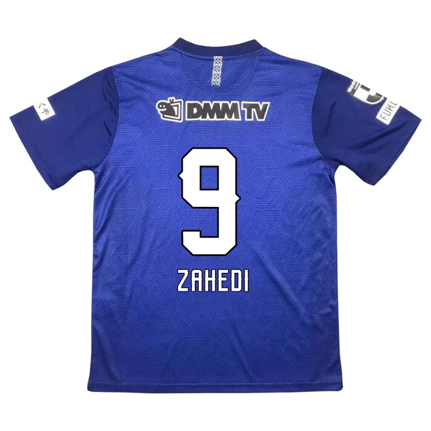 Kinder Shahab Zahedi #9 Dunkelblau Heimtrikot Trikot 2024/25 T-Shirt