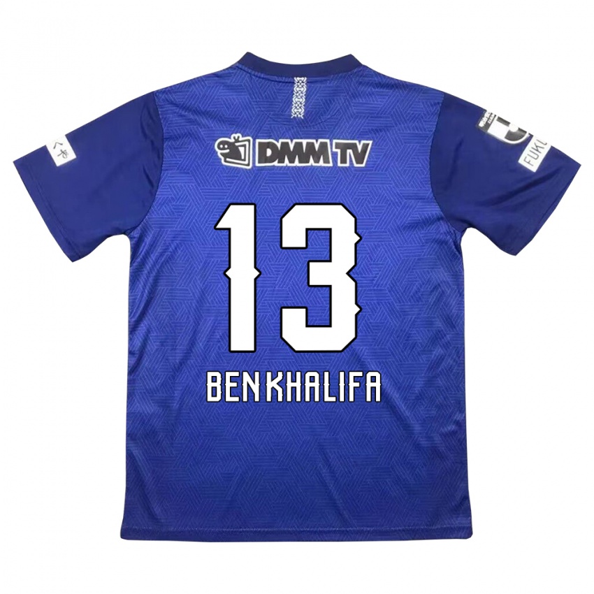 Kinder Nassim Ben Khalifa #13 Dunkelblau Heimtrikot Trikot 2024/25 T-Shirt