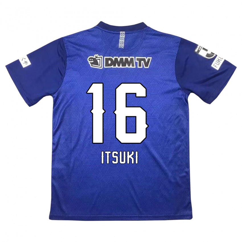 Kinder Itsuki Oda #16 Dunkelblau Heimtrikot Trikot 2024/25 T-Shirt