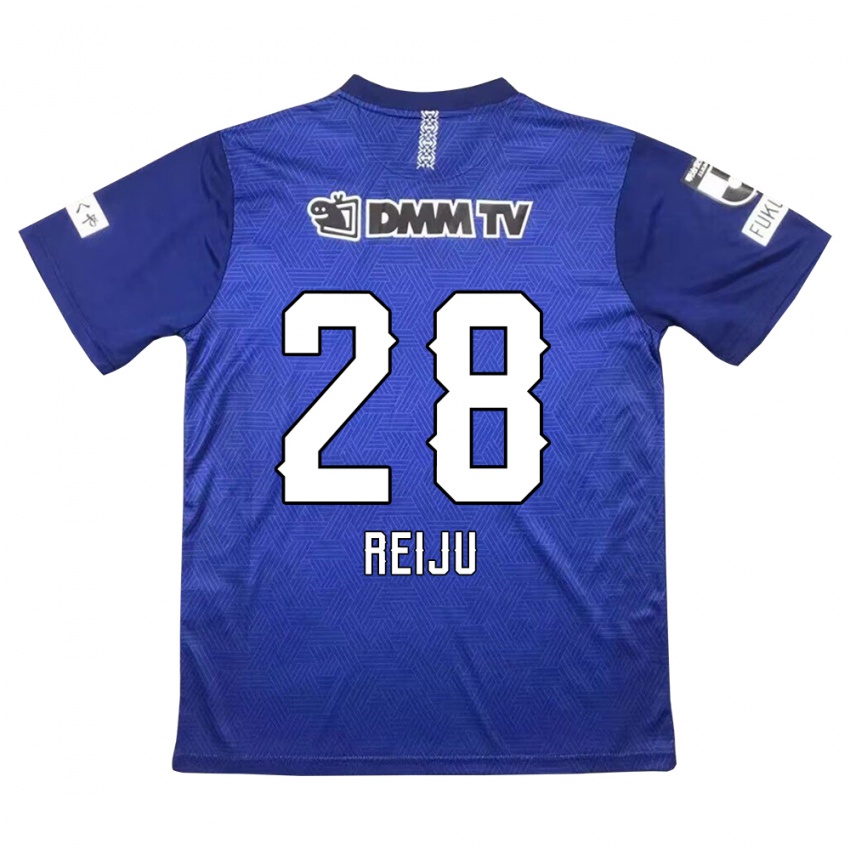 Kinder Reiju Tsuruno #28 Dunkelblau Heimtrikot Trikot 2024/25 T-Shirt