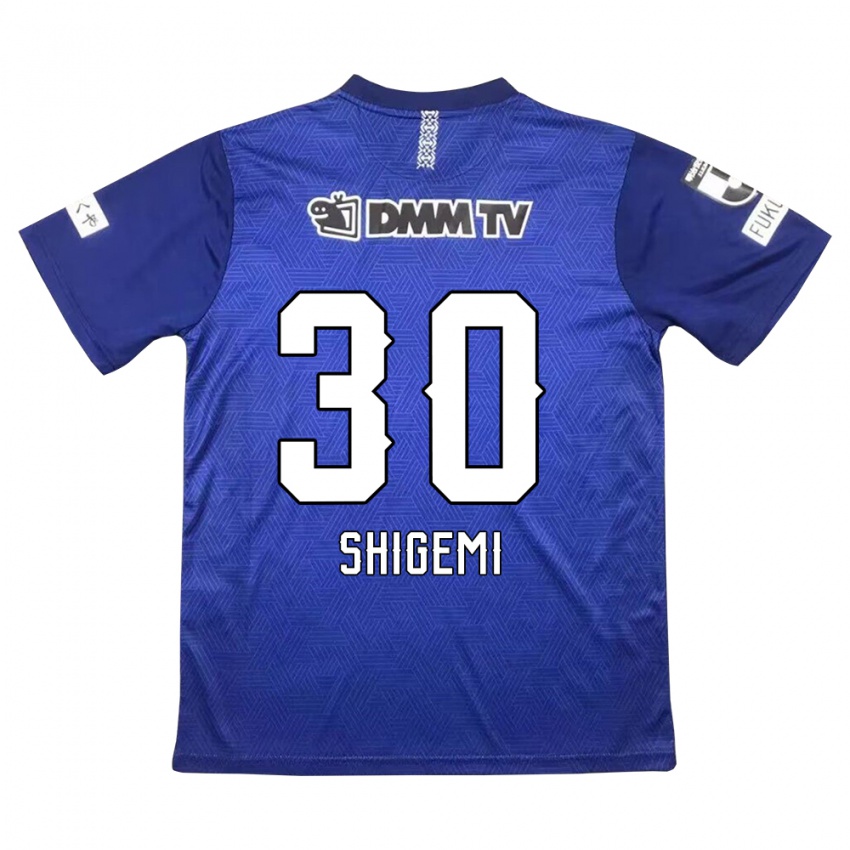 Kinder Masato Shigemi #30 Dunkelblau Heimtrikot Trikot 2024/25 T-Shirt