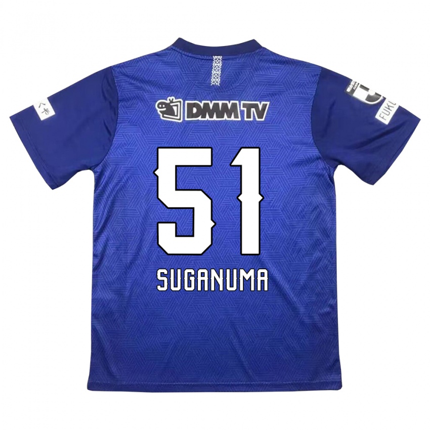 Kinder Kazuaki Suganuma #51 Dunkelblau Heimtrikot Trikot 2024/25 T-Shirt