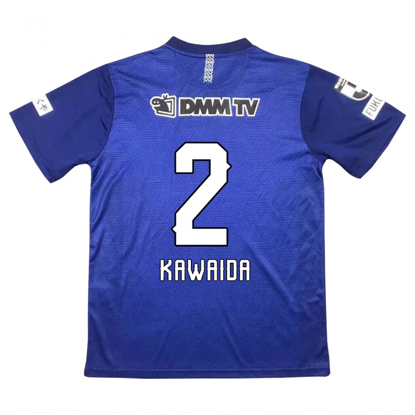 Kinder Ryoya Kawaida #2 Dunkelblau Heimtrikot Trikot 2024/25 T-Shirt