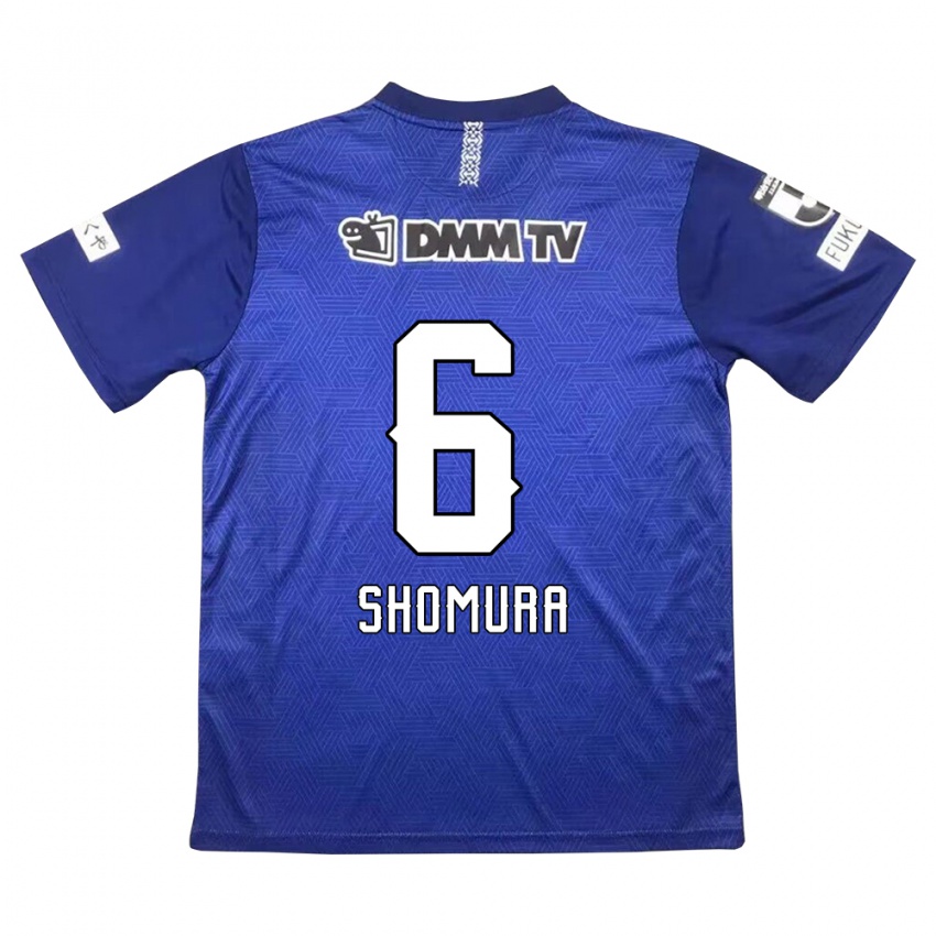 Kinder Tomoki Shomura #6 Dunkelblau Heimtrikot Trikot 2024/25 T-Shirt