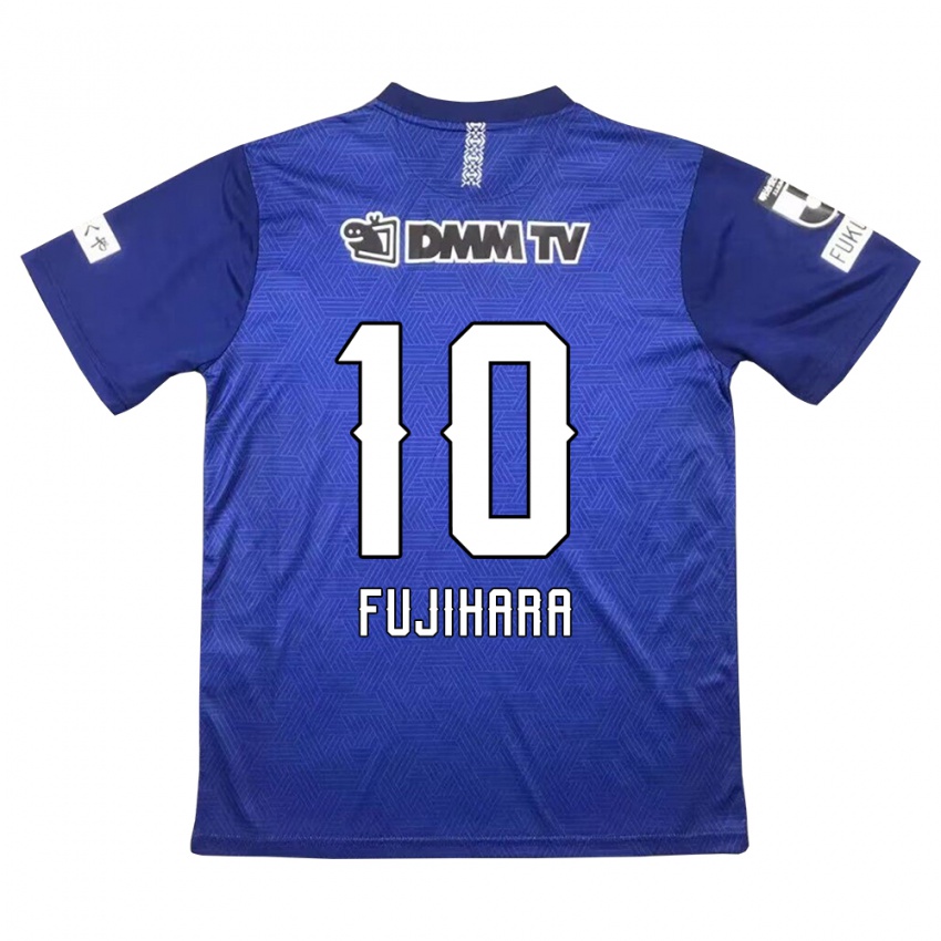 Kinder Naoatsu Fujihara #10 Dunkelblau Heimtrikot Trikot 2024/25 T-Shirt