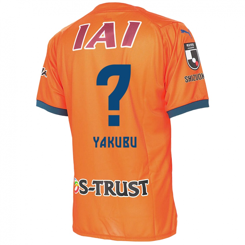 Kinder Aziz Yakubu #0 Orange Blau Heimtrikot Trikot 2024/25 T-Shirt