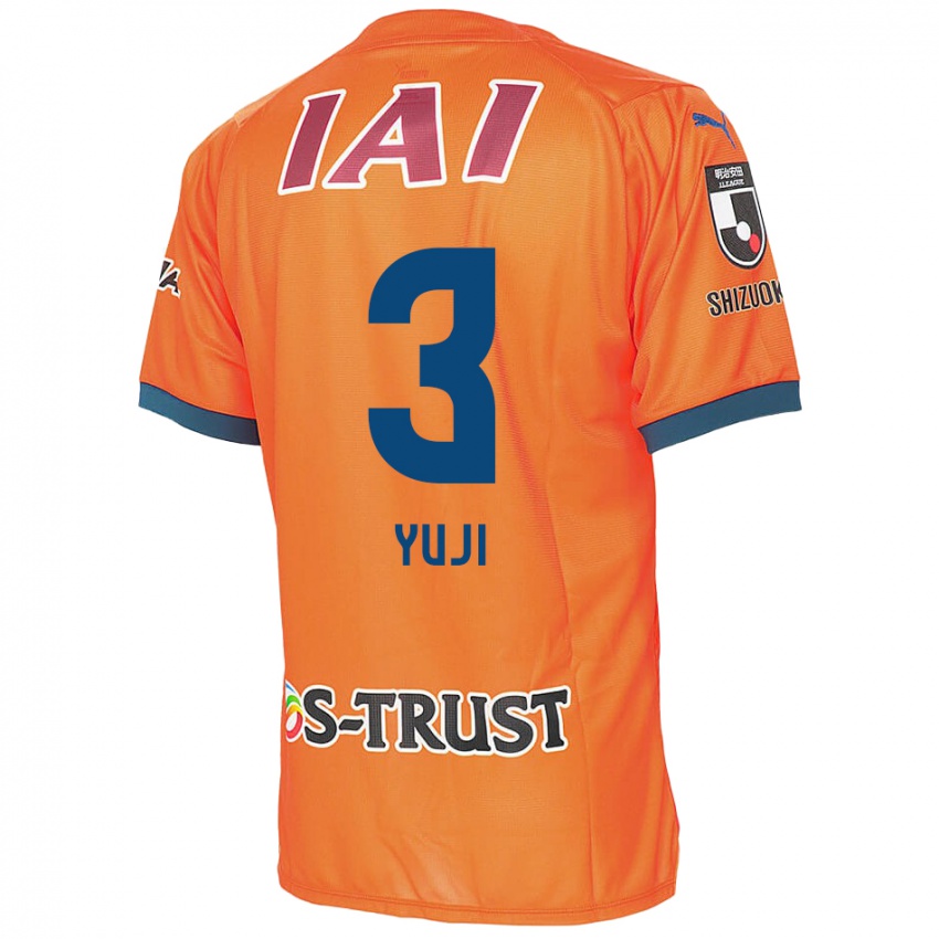 Kinder Yuji Takahashi #3 Orange Blau Heimtrikot Trikot 2024/25 T-Shirt