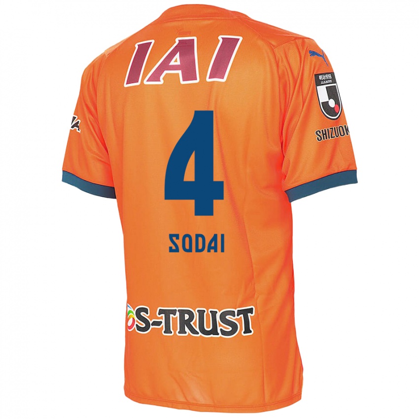 Kinder Sodai Hasukawa #4 Orange Blau Heimtrikot Trikot 2024/25 T-Shirt