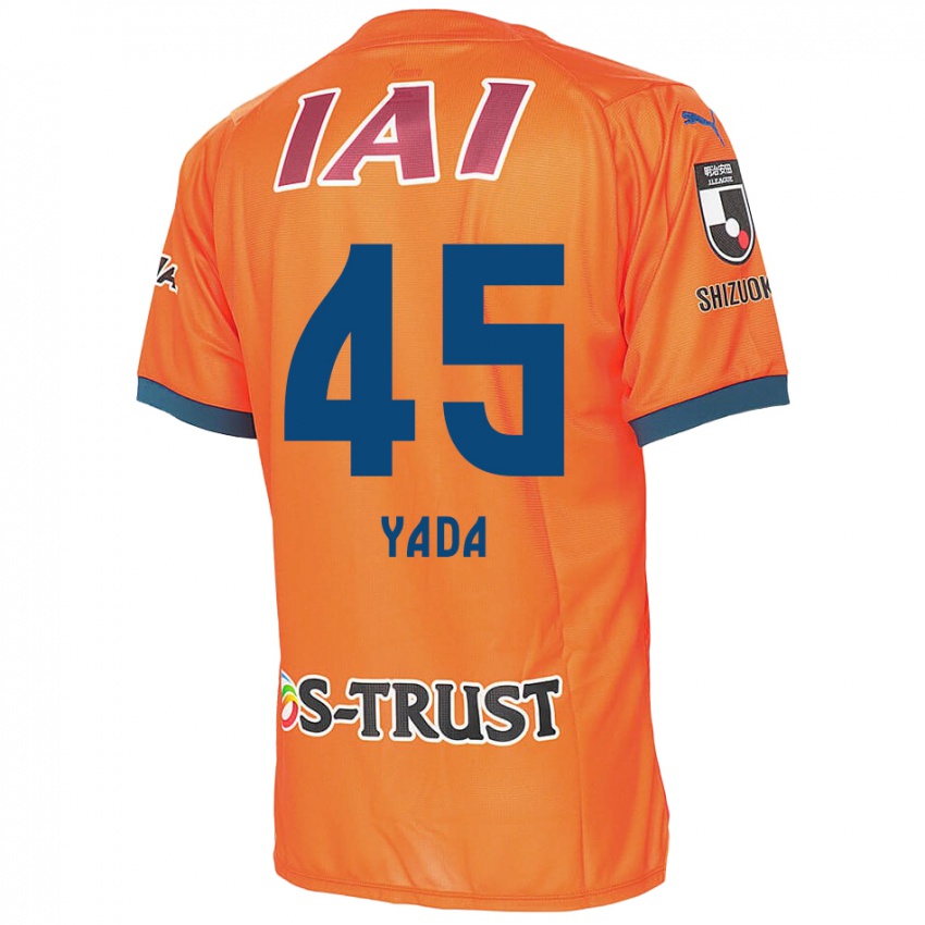 Kinder Ryunosuke Yada #45 Orange Blau Heimtrikot Trikot 2024/25 T-Shirt