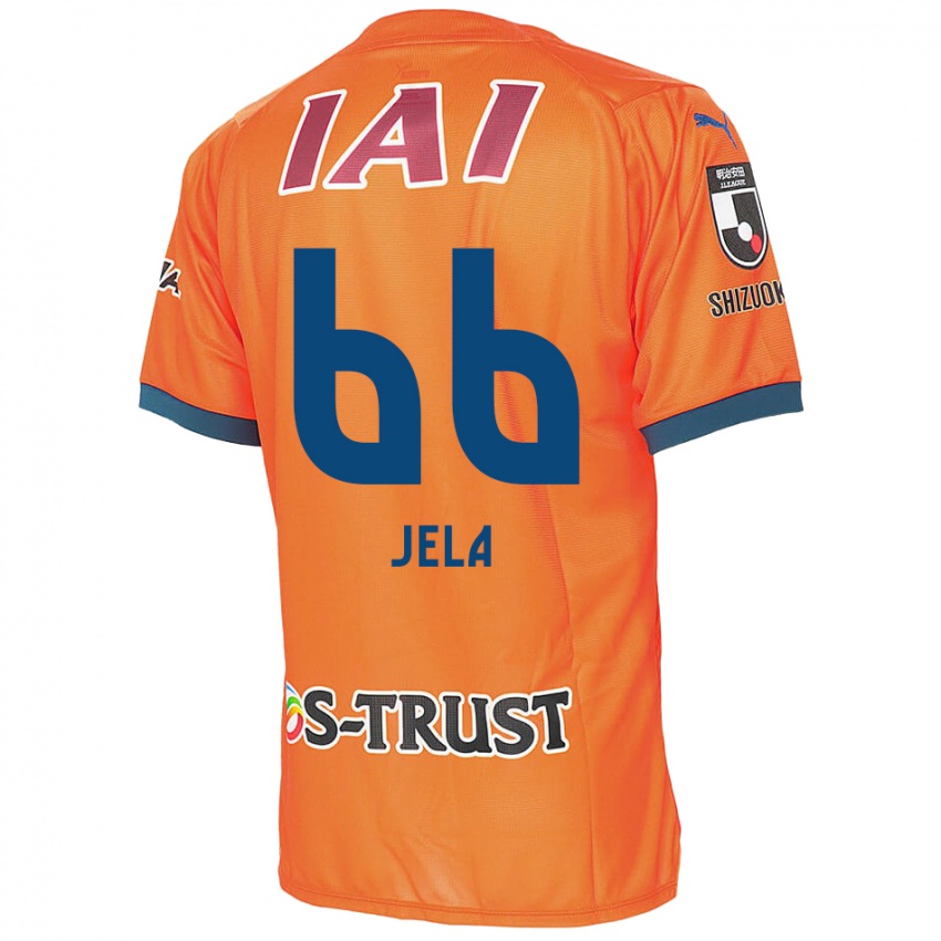 Kinder Jelani Reshaun Sumiyoshi #66 Orange Blau Heimtrikot Trikot 2024/25 T-Shirt