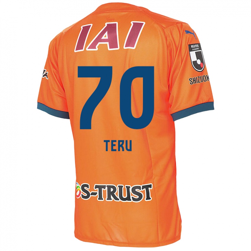 Kinder Teruki Hara #70 Orange Blau Heimtrikot Trikot 2024/25 T-Shirt