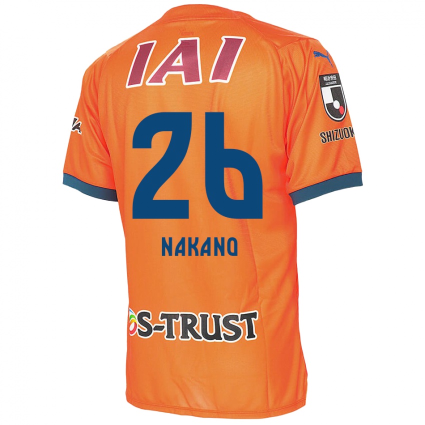 Kinder Takeru Nakano #26 Orange Blau Heimtrikot Trikot 2024/25 T-Shirt