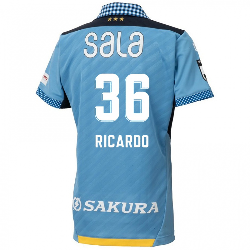 Kinder Ricardo Graça #36 Blau Schwarz Heimtrikot Trikot 2024/25 T-Shirt