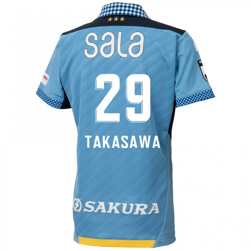 Kinder Kaito Takasawa #29 Blau Schwarz Heimtrikot Trikot 2024/25 T-Shirt