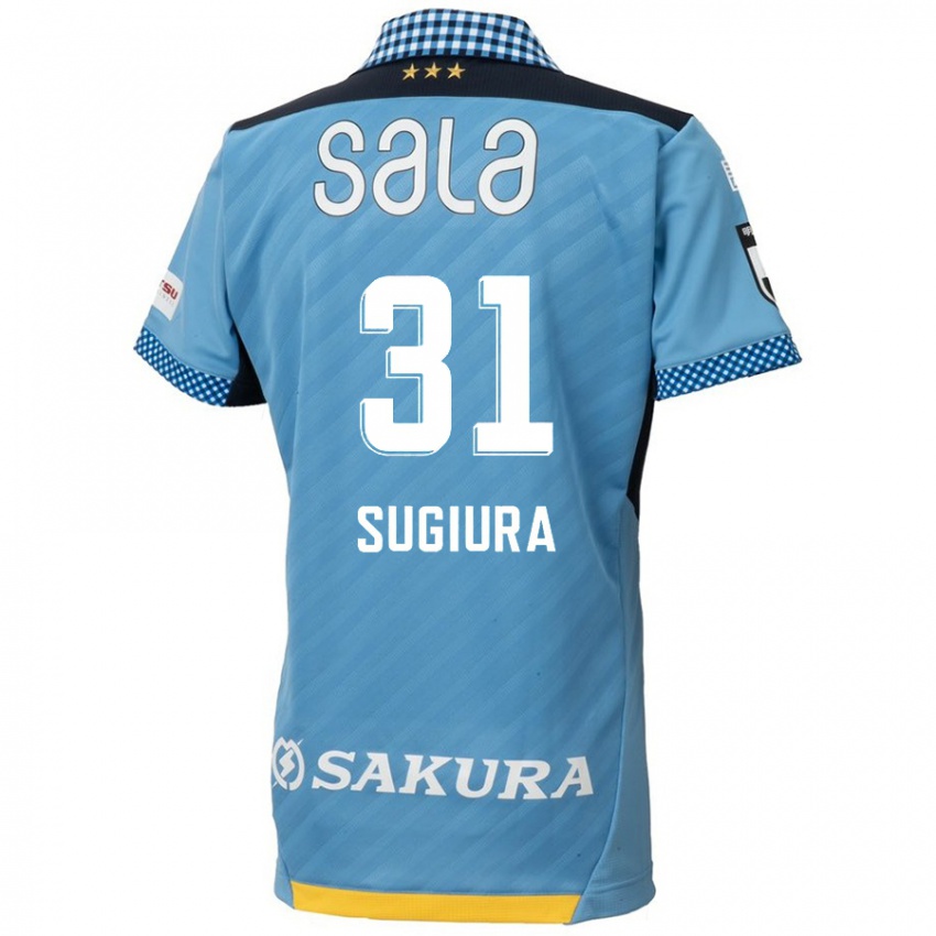 Kinder Rinnosuke Sugiura #31 Blau Schwarz Heimtrikot Trikot 2024/25 T-Shirt