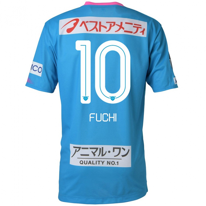 Kinder Fuchi Honda #10 Blau Rosa Heimtrikot Trikot 2024/25 T-Shirt